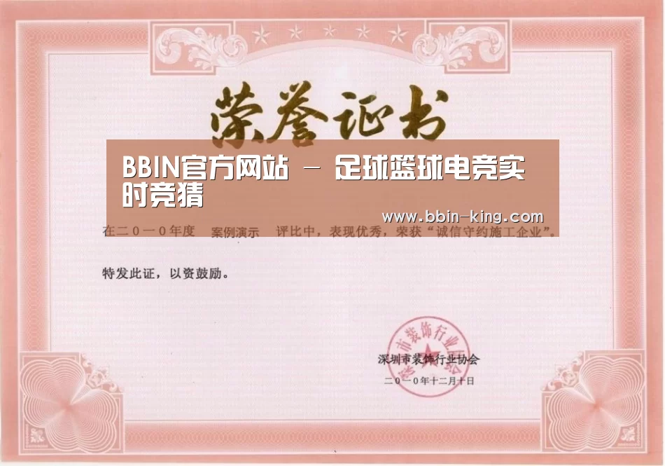 荣誉证书二